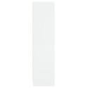 Szafka ze szklanymi drzwiami, biała, 35x37x142 cm Lumarko!