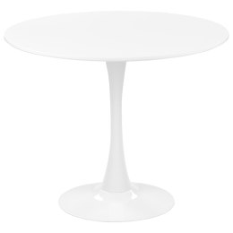 Stół do jadalni okrągły ⌀ 90 cm biały BOCA Lumarko!