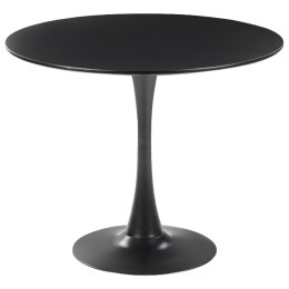 Stół do jadalni okrągły ⌀ 90 cm czarny BOCA Lumarko!