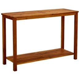 Ogrodowy stolik konsolowy, 110x40x75 cm, lite drewno akacjowe Lumarko!
