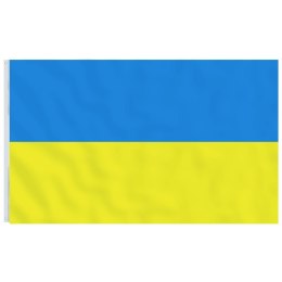 Flaga Ukrainy, z mosiężnymi przelotkami, 90x150 cm Lumarko!