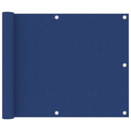 Parawan balkonowy, niebieski, 75x400 cm, tkanina Oxford Lumarko!