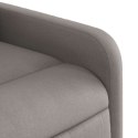 Podnoszony fotel rozkładany, elektryczny, kolor taupe, tkanina Lumarko!