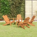 5-częściowy zestaw wypoczynkowy do ogrodu Adirondack, drewno akacjowe Lumarko!