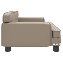 Sofa dla dzieci, cappuccino, 70x45x30 cm, sztuczna skóra Lumarko!