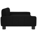 Sofa dla dzieci, czarna, 90x53x30 cm, obita tkaniną Lumarko!