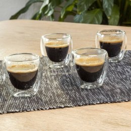 Szklanki o podwójnych ściankach do espresso, 4 szt., 80 ml Lumarko!
