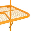 Stolik balkonowy, żółty, 60x40 cm, stalowy Lumarko!