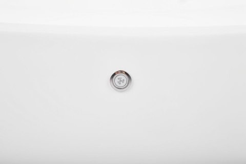 Wanna wolnostojąca LED z hydromasażem 168 x 80 cm biała ANTIGUA