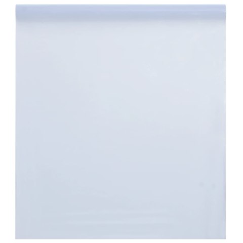 Folia okienna statyczna, matowa, przezroczysta biała, 60x1000cm Lumarko!