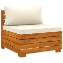4-częściowy zestaw wypoczynkowy do ogrodu, poduszki, drewno akacjowe Lumarko!