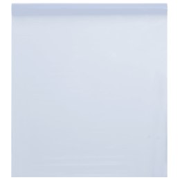 Folia okienna statyczna, matowa, przezroczysta biała, 45x2000cm Lumarko!