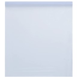 Folia okienna statyczna, matowa, przezroczysta biała, 45x500 cm Lumarko!