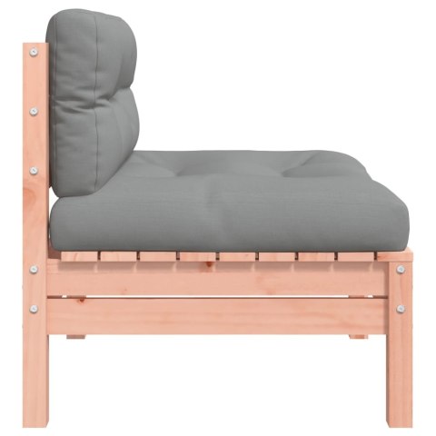 Sofy ogrodowe bez podłokietników, z poduszkami, 2 szt, daglezja Lumarko!