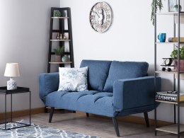 Sofa rozkładana niebieska BREKKE Lumarko!