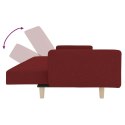 2-osobowa kanapa z poduszkami, czerwone wino, obita tkaniną Lumarko!