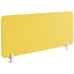 Przegroda na biurko 130 x 40 cm żółta WALLY Lumarko!