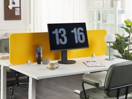 Przegroda na biurko 130 x 40 cm żółta WALLY Lumarko!