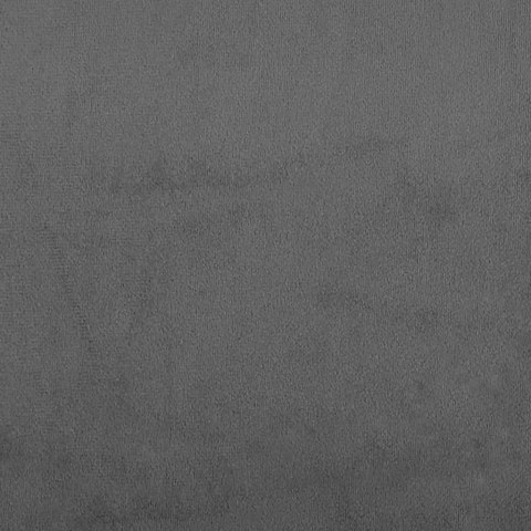 2-osobowa kanapa, ciemnoszara, tapicerowana aksamitem Lumarko!