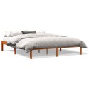 Rama łóżka, woskowy brąz, 160x200 cm, lite drewno sosnowe Lumarko!