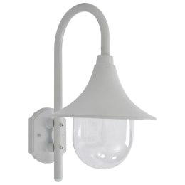 Ścienna lampa ogrodowa, 42 cm, E27, aluminiowa, biała Lumarko!