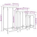 Stoliki wsuwane jeden pod drugi, 3 szt, szary dąb sonoma Lumarko!