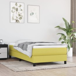 Łóżko kontynentalne, zielone, tapicerowane tkaniną, 90x200 cm Lumarko!