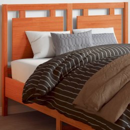 Wezgłowie do łóżka, woskowy brąz, 135 cm, lite drewno sosnowe Lumarko!