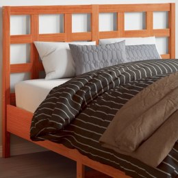Wezgłowie do łóżka, woskowy brąz, 135 cm, lite drewno sosnowe Lumarko!
