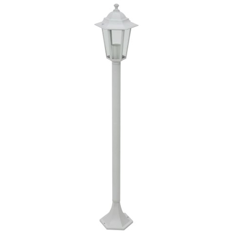 Lampy ogrodowe, 110 cm, E27, aluminium, 6 szt., białe Lumarko!