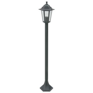Lampy ogrodowe, 110 cm, E27, aluminium, ciemnozielone, 6 szt. Lumarko!