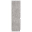Komoda, betonowa szarość, 60x35x121 cm, materiał drewnopochodny Lumarko!