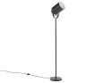 Lampa podłogowa regulowana metalowa czarna TYRIA Lumarko!