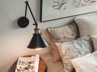Zestaw 2 lamp ściennych czarny NARVA