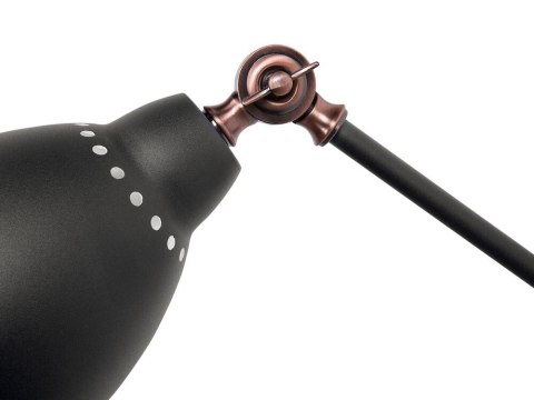 Zestaw 2 lamp ściennych metalowych grafitowy MISSISSIPPI