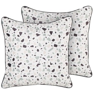 2 welurowe poduszki dekoracyjne 45 x 45 cm wielokolorowe LAVENDER