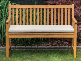 Poduszka na ławkę ogrodową 112 x 54 cm beżowoszara VIVARA Lumarko!