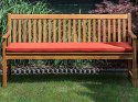 Poduszka na ławkę ogrodową 152 x 54 cm czerwona VIVARA Lumarko!