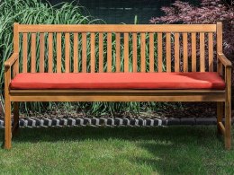 Poduszka na ławkę ogrodową 152 x 54 cm czerwona VIVARA Lumarko!