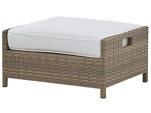 Zestaw ogrodowy z technorattanu 3-osobowy biały BELLUNO