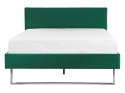 Łóżko welurowe 140 x 200 cm zielone BELLOU Lumarko!