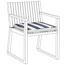 Poduszka na krzesło ogrodowe niebiesko-biała SASSARI Lumarko!