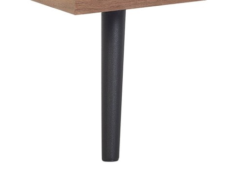 Regał ciemne drewno z szarym RICHMOND