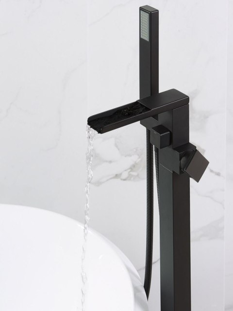 Bateria wannowa wolnostojąca czarny BOYOMA