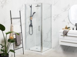 Kabina prysznicowa szkło hartowane 70 x 70 x 185 cm srebrna DARLI Lumarko!