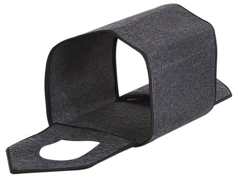 Legowisko domek dla psa 40 x 40 cm szare JANGI