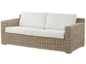 Sofa ogrodowa rattanowa naturalna ARDEA Lumarko!