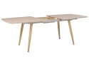 Stół do jadalni rozkładany 180/210 x 90 cm jasne drewno HAGA Lumarko!