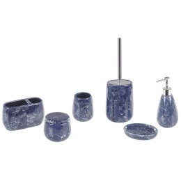 6-częściowy zestaw akcesoriów łazienkowych ceramiczny niebieski ANTUCO Lumarko!
