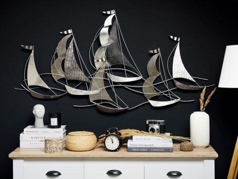 Dekoracja ścienna srebrna AMERICIUM